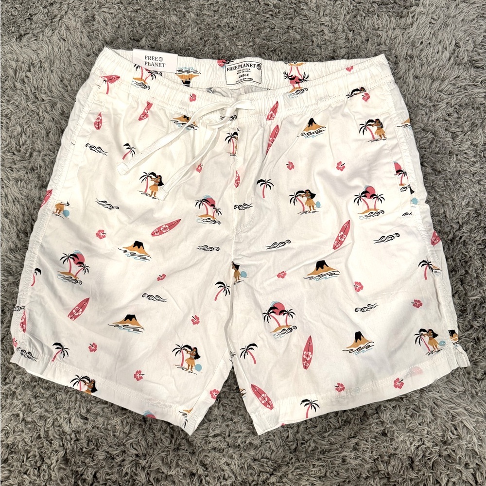 Free planet swim trunks